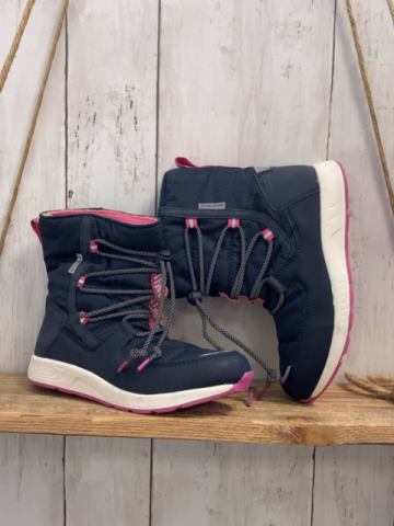 neu  Boots  Gr. 32  blau pink Futter + Applikationen 