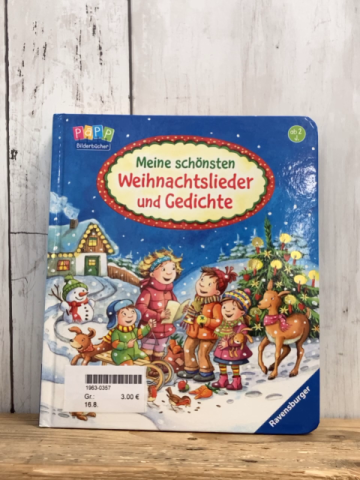   Pappbuch Meine schönsten Weihnahtslieder und Gedichte 