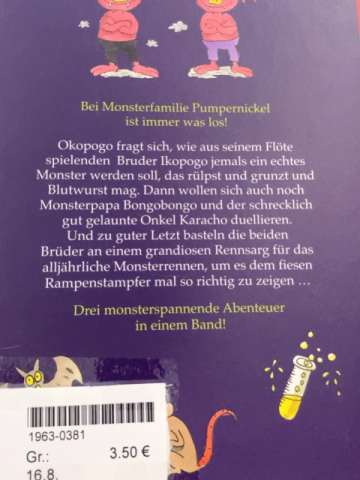   Buch Die Pumpernickels Alle monsterstarken Geschichten 