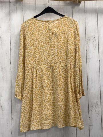 Mango Kleid  Gr. 140  mais weiße Blumen