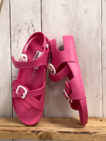 Primigi  Gummisandalen  Gr. 35  pink weiße Schnallen 