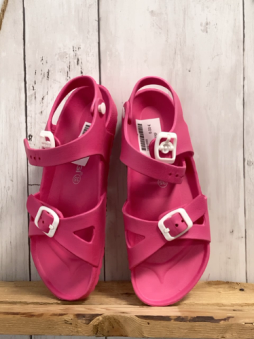 Primigi  Gummisandalen  Gr. 35  pink weiße Schnallen 