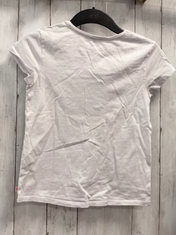 Okadi T-Shirt  Gr. 152  weiß bunter Fisch mit Pailetten 