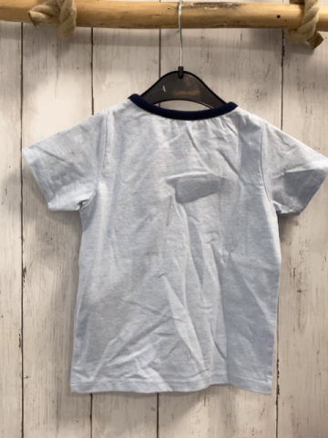 Okadi T-Shirt  Gr. 86  hellblau blauer Bund Schrift 