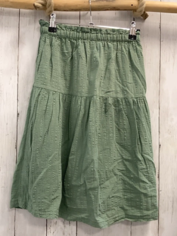 H&M  Rock Gr. 140  kiwi Struktur Gummizugbund 