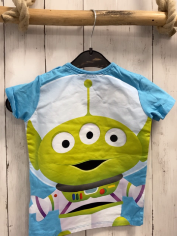   T-Shirt  Gr. 86  hellblau Figur mit 3 Augen 