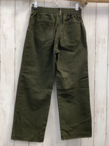 zara Hose Gr. 140  oliv Jeans weites Bein