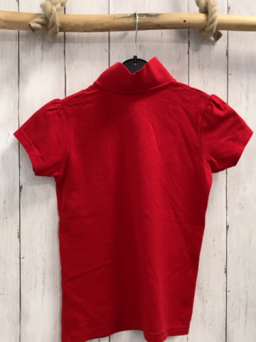 Next  T-Shirt  Gr. 134  rot Polokragen 