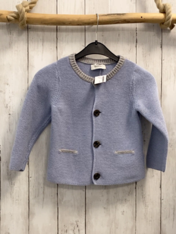   Strickjacke Gr. 98  flieder grauer Bund 