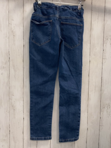   Hose Gr. 152  blau Jeans Bund verstellbar 