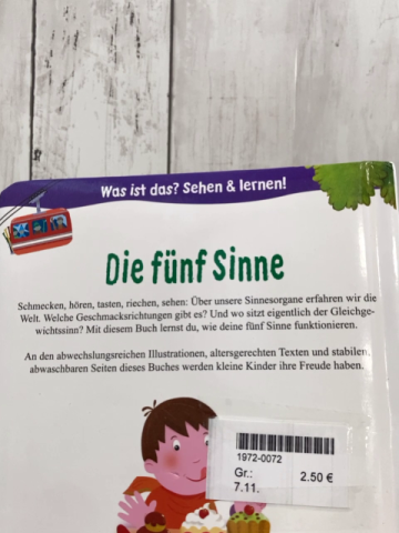   Pappbuch Die fünf Sinne 