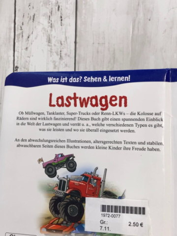   Pappbuch Lastwagen 