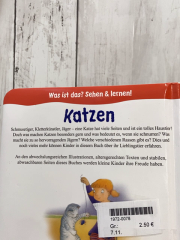   Pappbuch Katzen 