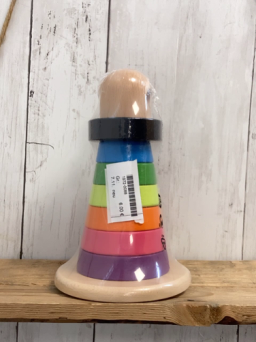 neu  Holzspielzeug  Ringypramide 
