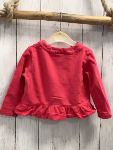 primigino  Sweatjacke  Gr. 74  rot gestickte Blumen 