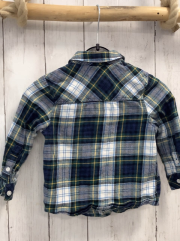 zy Hemd  Gr. 80  grün blau gelb weiß kariert 