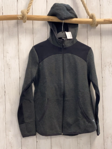 Decathlon Sweatjacke Gr. 152  grau schwarz