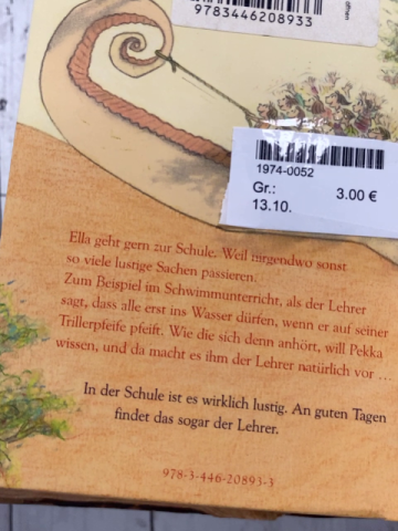   Buch Ella in der Schule 