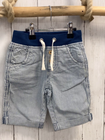 Alana  Shorts  Gr. 92  blau weiße Streifen blauer Bund mit weißer Kordel 