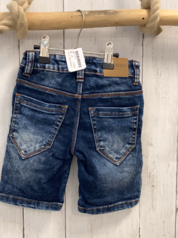 Blue Seven  Shorts  Gr. 98  blau Jeans orange Nähte Bund verstellbar 