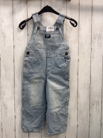 Oshkosh Latzhose  Gr. 104  hellblau weiß gestreift