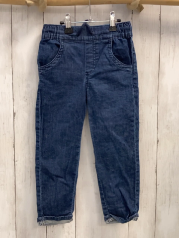 Alana  Jeggings Gr. 98  blau Jeans Kordel