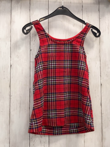 H&M Kleid  Gr. 104  rot schwarz weiß beige golden kariert 