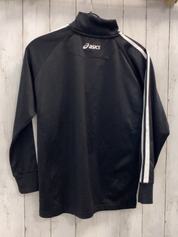 Asics Sportpullover Gr. 164  schwarz weiße Streifen