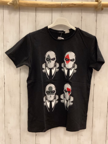 Fortnite  T-Shirt  Gr. 152  schwarz hellgraue Fortnite Figuren