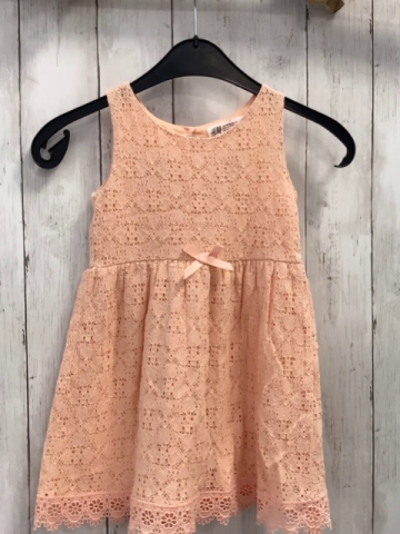 H&M Kleid Gr. 98  rosa Spitze