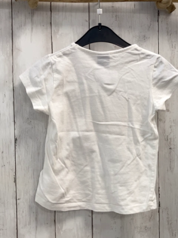  T-Shirt Gr. 98  weiß Anna Elsa Olaf Pailetten