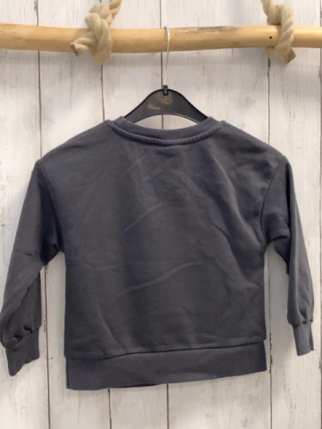  Pullover Gr. 104  grau Katze
