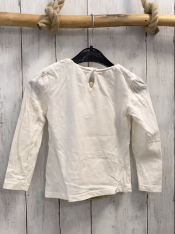  Langarmshirt Gr. 104  beige Minnie Mouse Pailetten