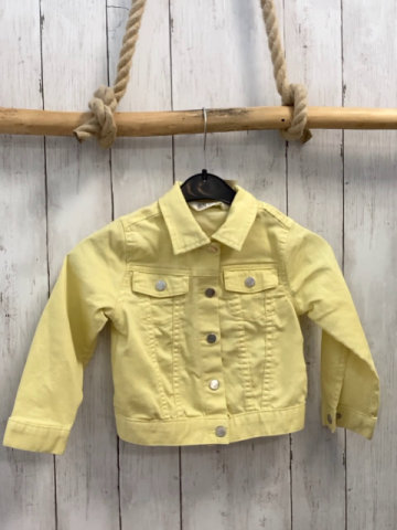 H&M Jeansjacke Gr. 104  gelb