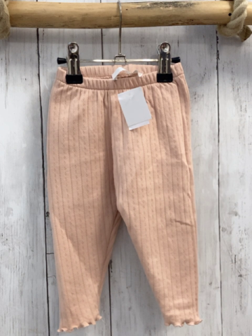 zara Leggings Gr. 74  rosa Lochmuster