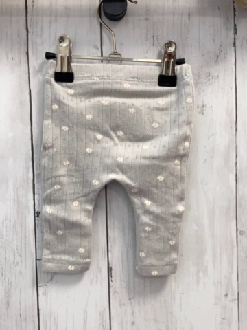 zara Leggings Gr. 56  grau Lochmuster Elefanten