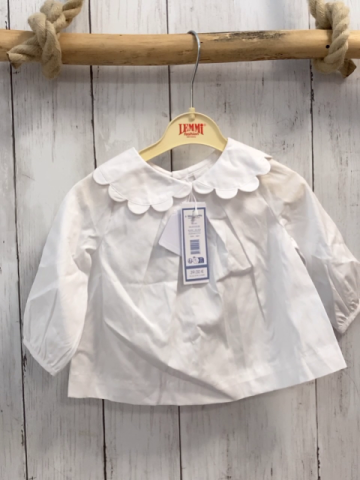 Jacadi neu Bluse Gr. 68  weiß Kragen NP 39 €