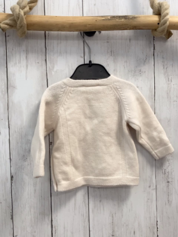 Jacadi Pullover Gr. 62  beige Herz