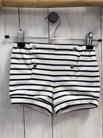 Jacadi Shorts Gr. 74  weiß blaue Streifen