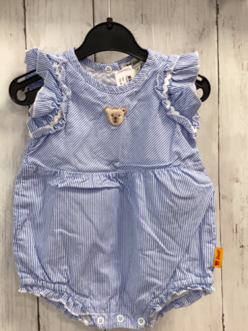 steiff Playsuit Gr. 56  blau weiß gestreift