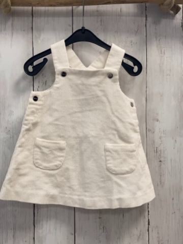 Jacadi  Kleid  Gr. 68  weiß Rippen 