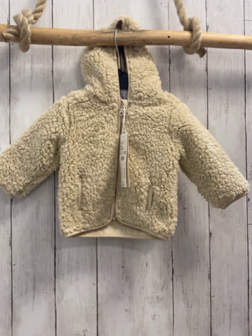 neu S´Oliver  Teddyjacke  Gr. 62   beige Kapuze mit Ohren NP 39,99 € 