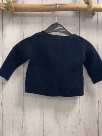 Jacadi  Strickjacke  Gr. 68  blau 