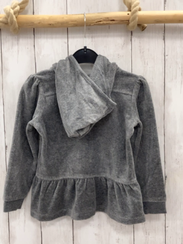 Creamie  Nickyjacke  Gr. 104  grau Kapuze silber Steine 