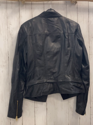Guess Lederjacke Gr. L schwarz