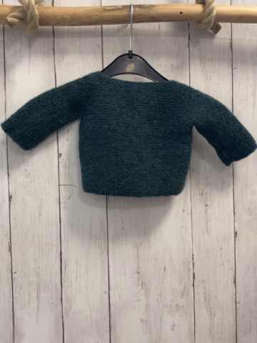  Pullover Gr. 56  grün Strick Wolle