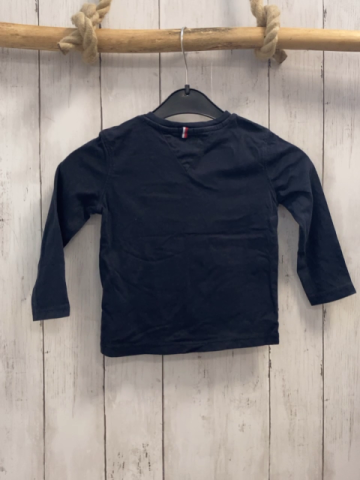 Tommy Hilfiger Langarmshirt Gr. 86  dunkelblau