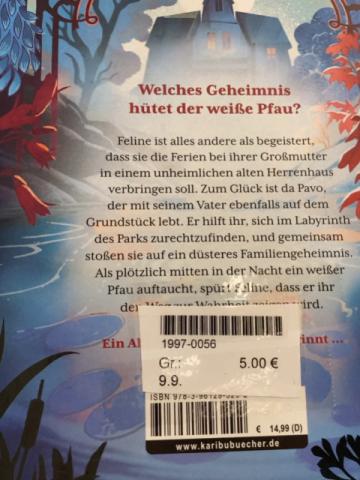  Buch Der Ruf des weißen Pfaus 