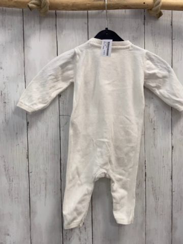 H&M  Overall Gr. 68  weiß Strick Erdbeeren 