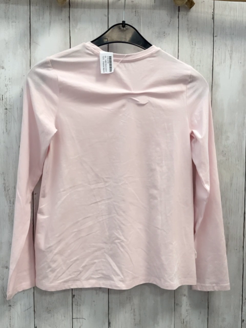 Orginal Marines  Langarmshirt Gr. 146/152  rosa mit Glitzerschrift Rosetten 